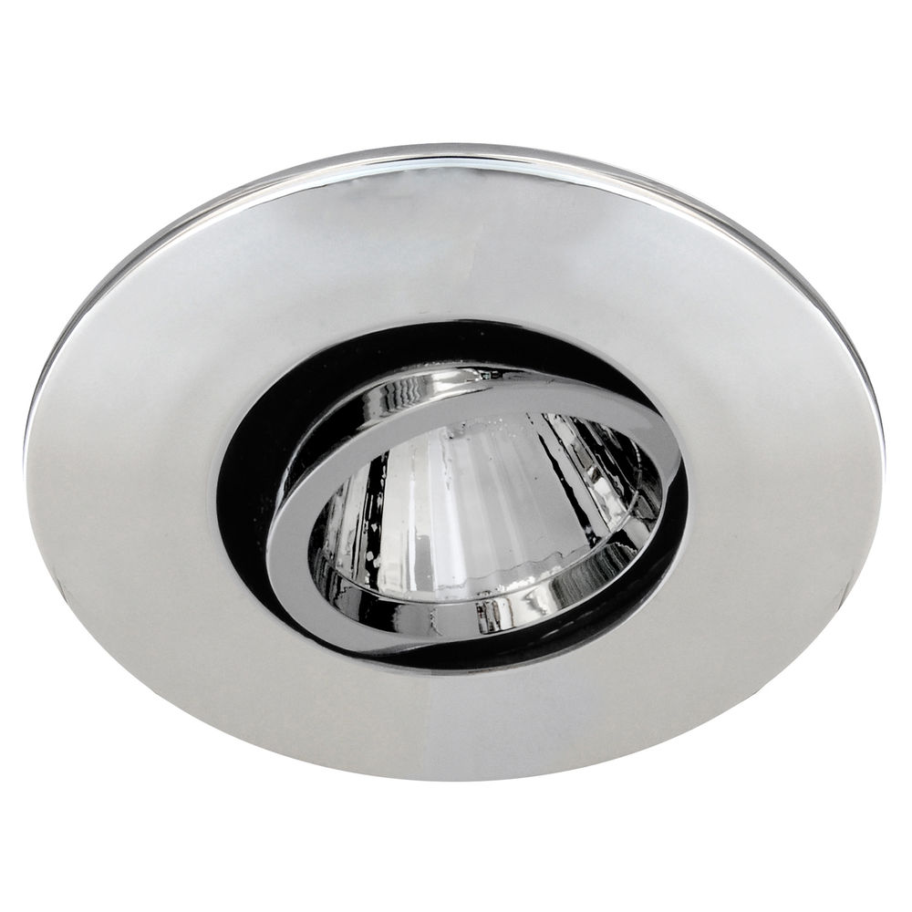 Blaze Fire Rated Adjustable LED Downlight Warm White (3000K) 5W (=50W) Chrome — view 1