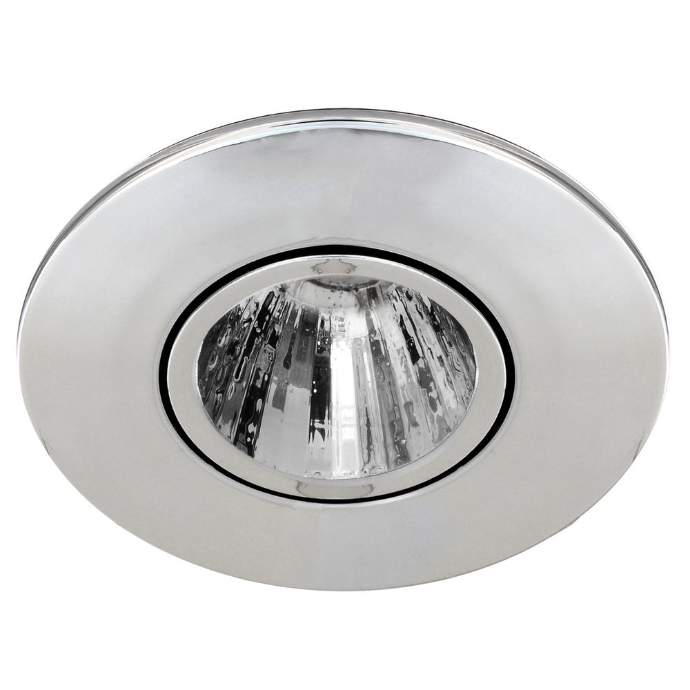 Blaze Fire Rated Adjustable LED Downlight Warm White (3000K) 5W (=50W) Chrome — view 3