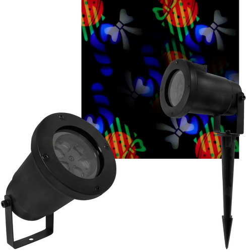 X Firefly Gobo LED Garden Christmas Effect Spike Light RGBW 240V