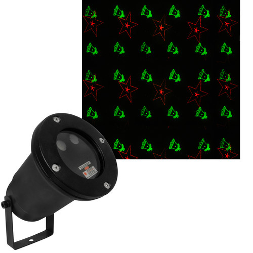 X Firefly Laser Garden 6 Pattern Effect Spike Light Green and Red 240V