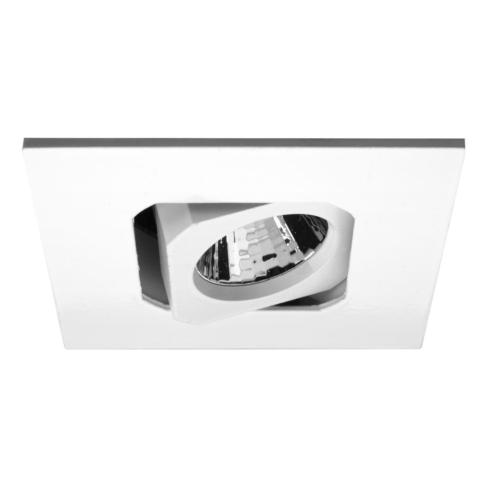 Blaze Square Fire Rated Adjustable LED Downlight Warm White (3000K) 5W (=50W) White — view 1