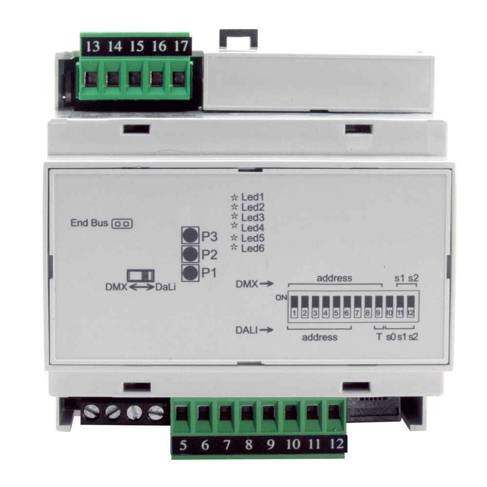 Wise DIN Rail RGBW DMX/DALI Interface RGBW DMX/DALI 300W