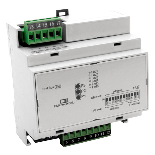 Wise DIN Rail RGBW DMX/DALI Interface RGBW DMX/DALI 300W