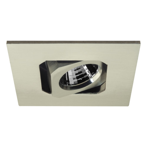 Blaze Square Fire Rated Adjustable LED Downlight Warm White (3000K) 5W (=50W) Nickel