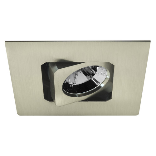 Blaze Square Fire Rated Adjustable LED Downlight Warm White (3000K) 7W (=75W) Nickel