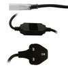 LED Tape 240V V2 Power Cord Black 1.5m
