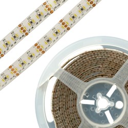 LED Strip Flexible Tape Ultra Seamless IP65 5m (240xSMD 3014 LEDs/m) 24V 30W (1m=6W) 2700K Warm White