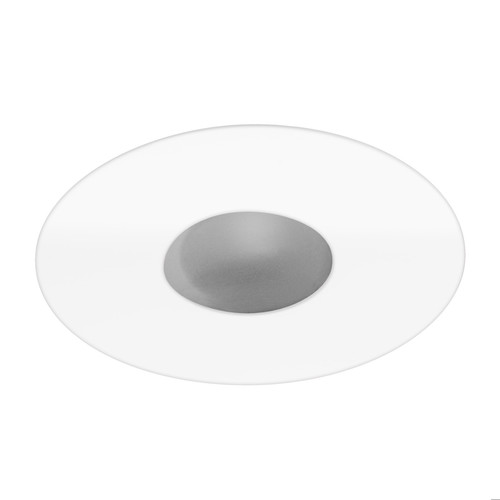 Fixed Pinhole Mini Shower Downlight IP54 Clear Glass 12V 35W RAL 9010 Pure White