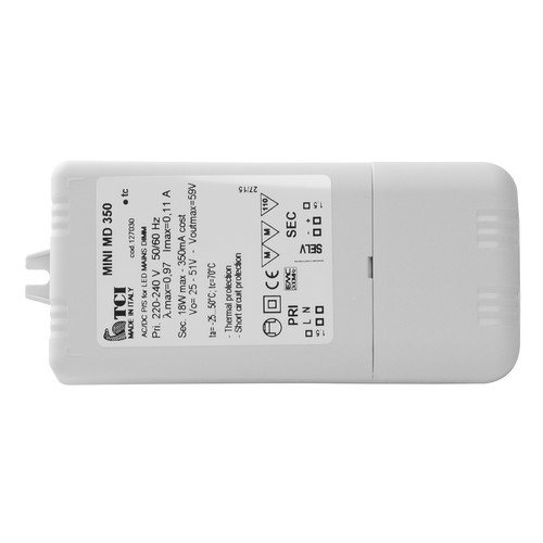 Dimming LED Driver 10W-18W 350mA (Constant Current)
