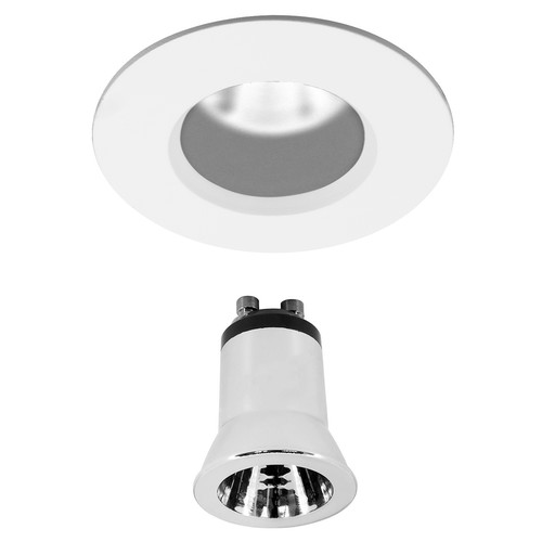 Elegant Fixed Downlight 35 Frosted Reality LED GU11 Warm White (3000K) 4W White