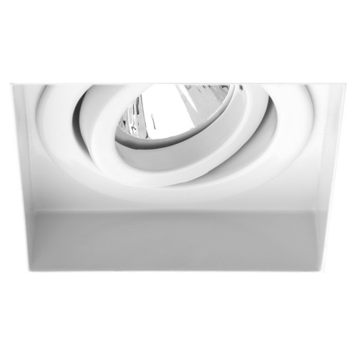 Trimless Square Fire Rated Adjustable Downlight GU11 240V White 4W