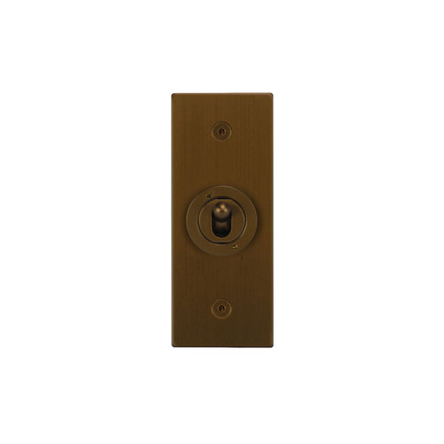 Horizon Square Architrave Switch 1 gang dolly Antique Bronze