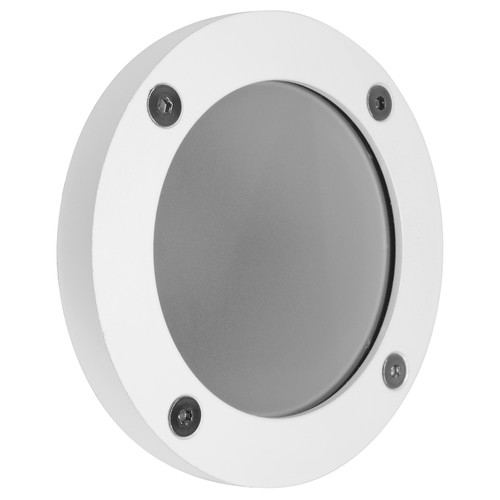 Porthole GU10 Low Level Recessed Wall Light 240V White 50W