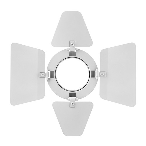 Tube Integrated LED Barn Doors White
