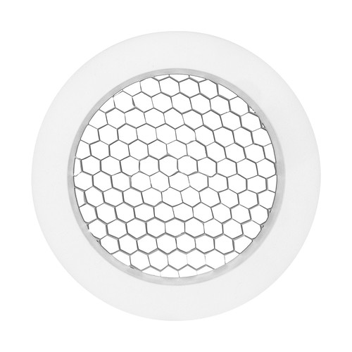 Tube Integrated LED Honeycomb Baffle White