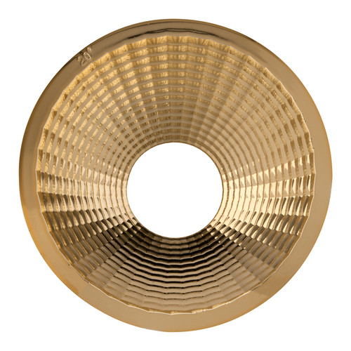 Tube Integrated LED Reflector Gold 20° Beam Angle