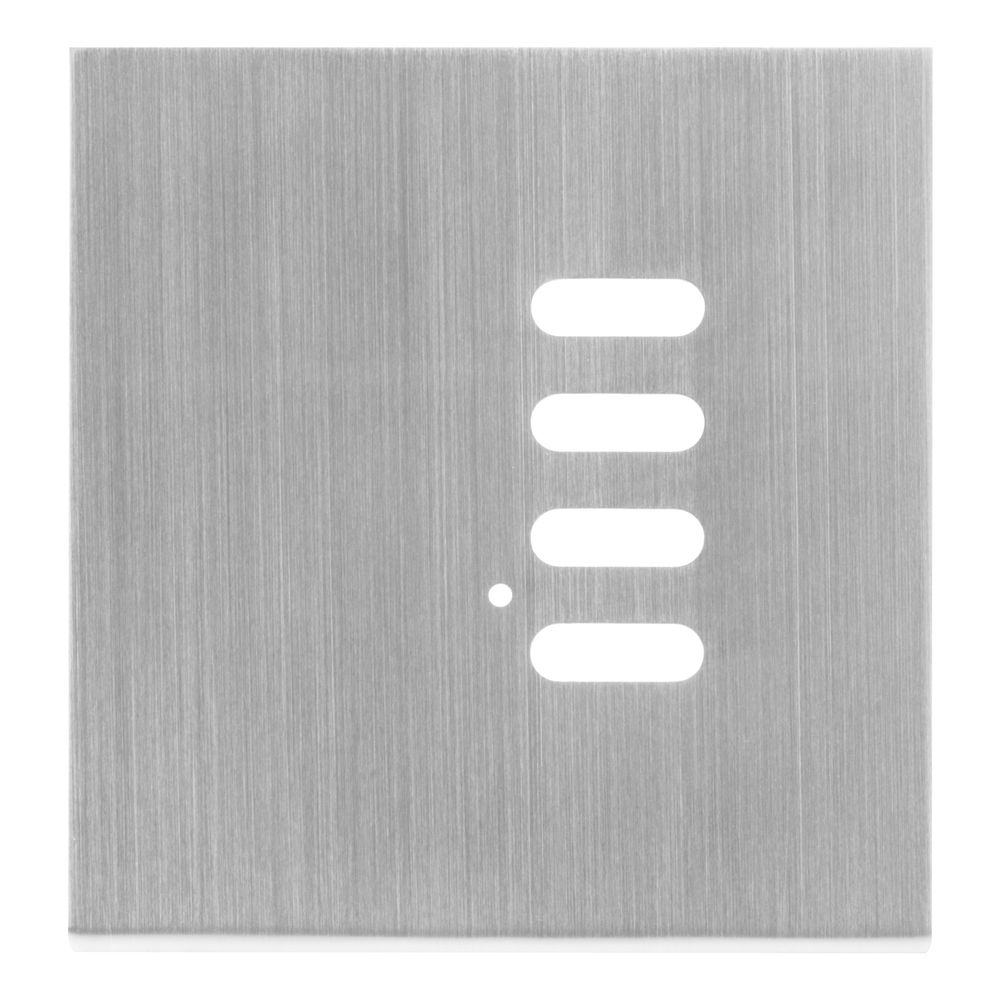 Wise Flip Intense/Fusion 4 Channel Free Standing Plate Satin Stainless Steel