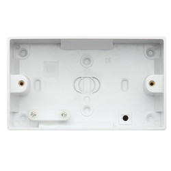 Double Plate Back Box Plastic 35mm