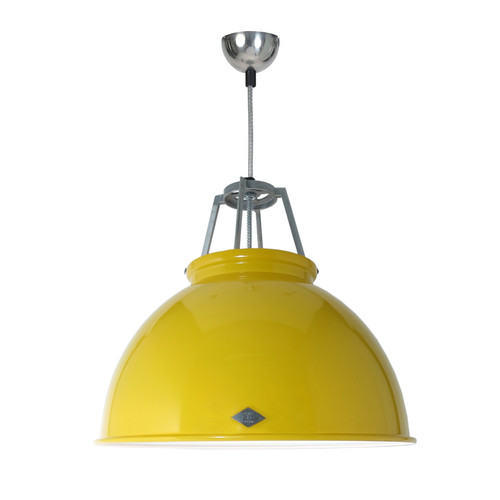 Titan Size 3 Pendant Light Yellow / White 150W