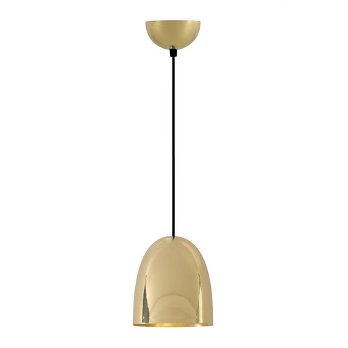 Stanley Small Pendant Light Polished Brass 60W