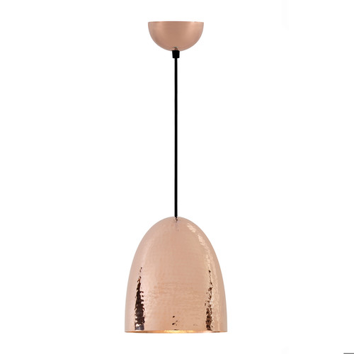 Stanley Medium Pendant Light Hammered Copper 100W