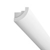 Curve Cornice Coving Moulding LED Tape Extrusion Profile Plastic 2000mm