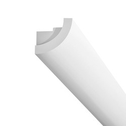Curve Cornice Coving Moulding LED Tape Extrusion Profile Plastic 2000mm