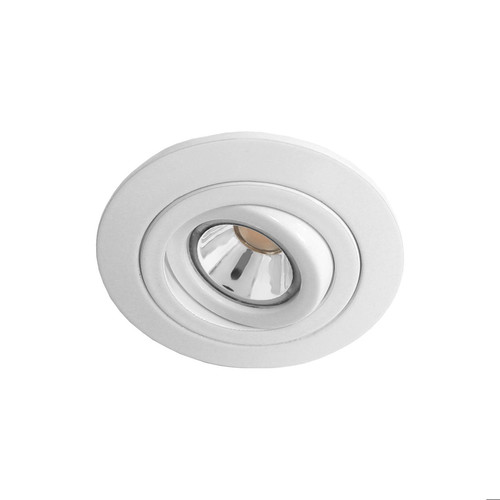 Compasso Downlight Single LED White 3000K Warm White