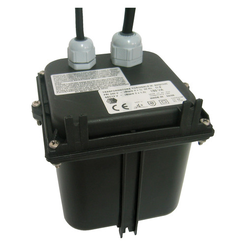 Waterproof Toroidal 12V Black 300W