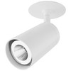 Tube Spotlight Semi Recessed GU10 240V 35W White