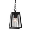 Calvi 215 Outdoor Pendant Light 240V 60W Black