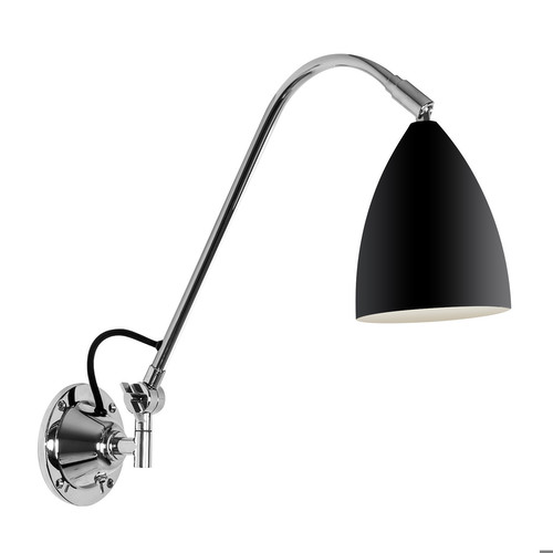 Joel Grande Wall Light 240V Black 42W