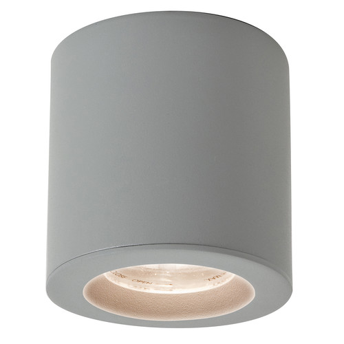 Kos Surface Mounted Downlight GU10 240V (7177) 6W Textured Painted Silver