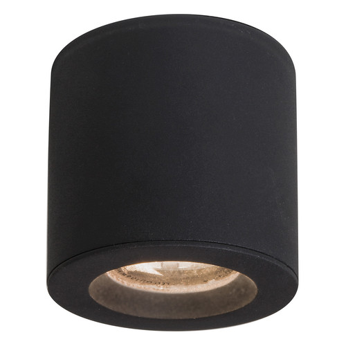 Kos Surface Mounted Downlight GU10 240V (7495) 6W Textured Black