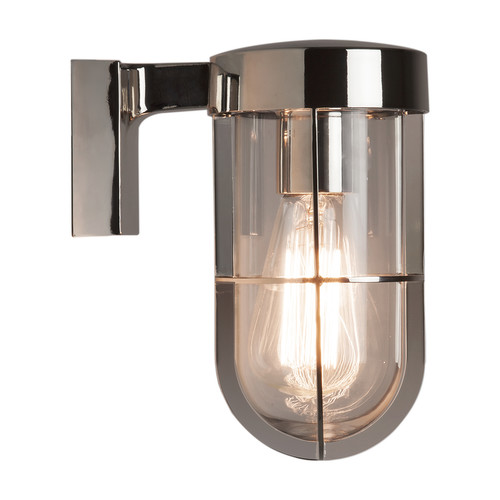 Cabin Exterior Wall Light (7560) 60W Polished Nickel