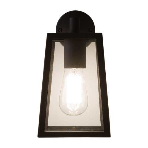 Calvi 215 Outdoor Garden Wall Light 240V 60W Black