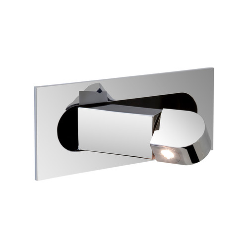 Digit II LED Bedside Wall Light 240V 4.8W Chrome