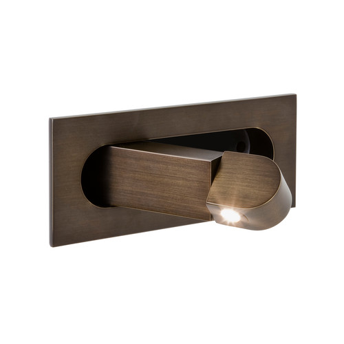 Digit II LED Bedside Wall Light 4.8W Bronze