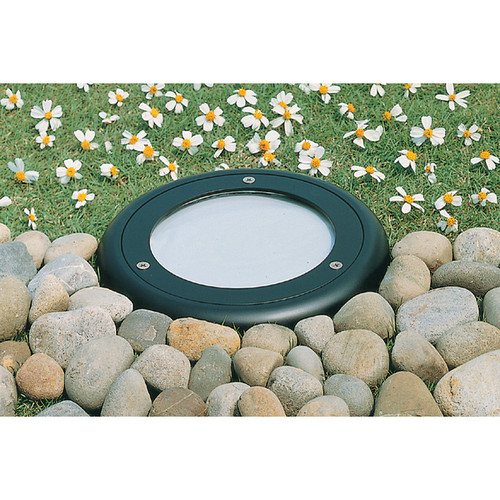 Polo Recessed Garden Light 240V Black 100W