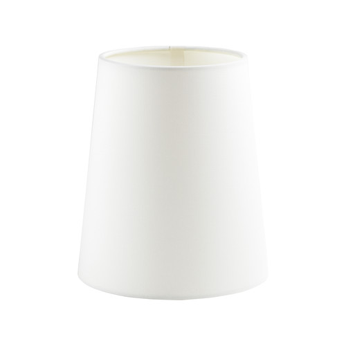 Cone 145 Fabric Shade White 145x140mm