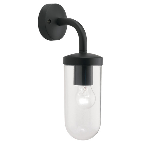 Tressino Outdoor Garden Lantern Wall Light 240V Black 60W