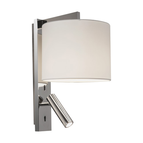 Ravello LED Reading Light Wall Light 240V Polished Chrome 40W / Reading 3W LED