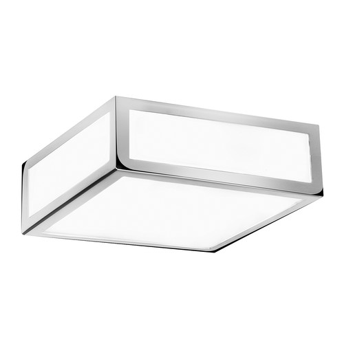 Mashiko 200 Flush Ceiling Light 240V Polished Chrome 60W
