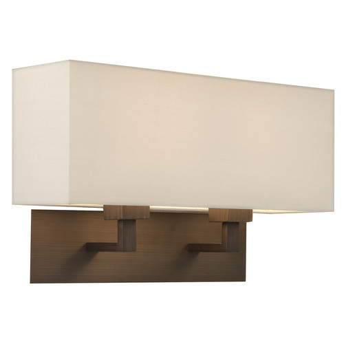Park Lane Twin Wall Light 240V 2 x 60W Bronze