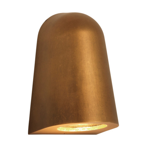 Mast Outdoor Garden Wall Light 240V 35W Antique Brass
