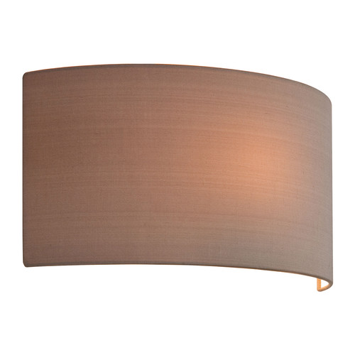 Semi Drum 400 Wall Light Shade Oyster 200x400x135mm