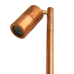 Smooth Long Outdoor Garden Spike Light 240V Copper 50W