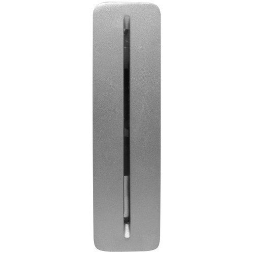 LED Blade Recessed RGB 3W Outdoor Low Level Wall Light Silver RGB