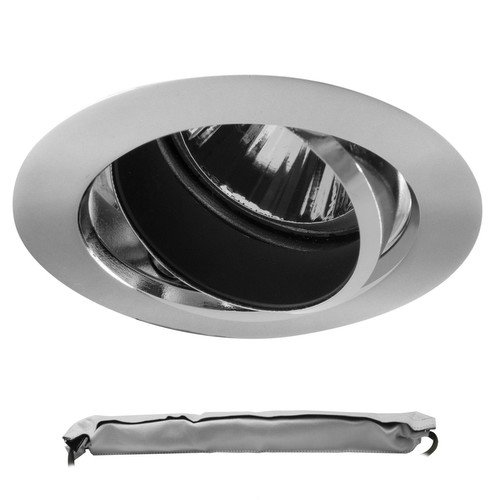 Elegant LED Downlight GU10 Emergency Pack Kit with LiFePO4 Lithium Battery Chrome 9W