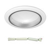 Frisbee Downlight 8W 240V Emergency Kit 90° 3000K Warm White